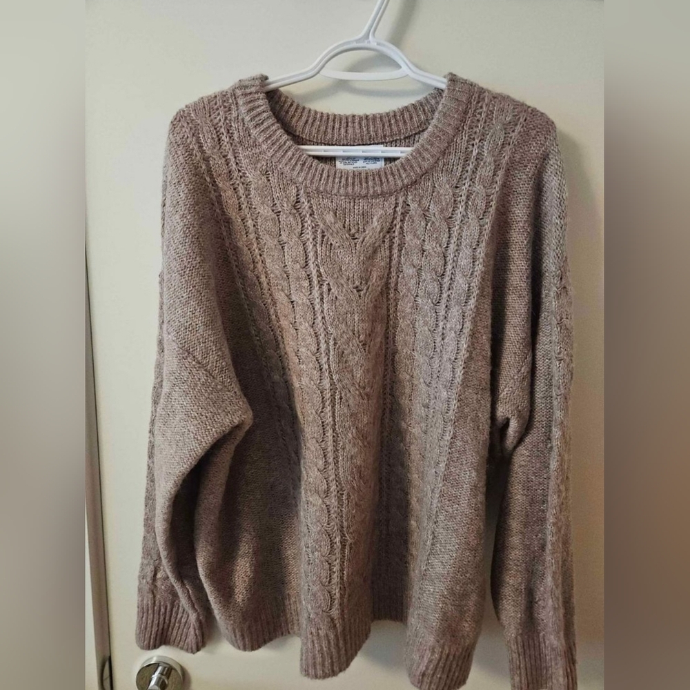 Old Navy Pink Cable Knit Sweater